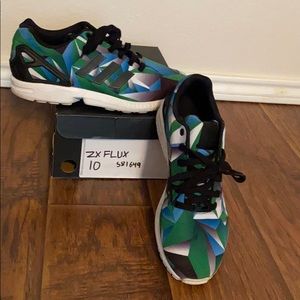 Adidas Zx Flux (blue/green/black)